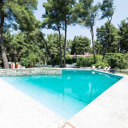 Villa Aurora In Sani With Garden And Pool מראה חיצוני תמונה